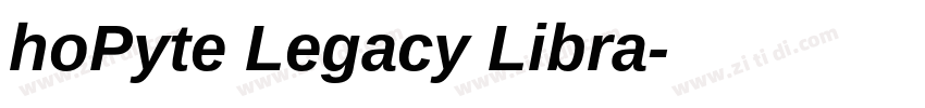 hoPyte Legacy Libra字体转换